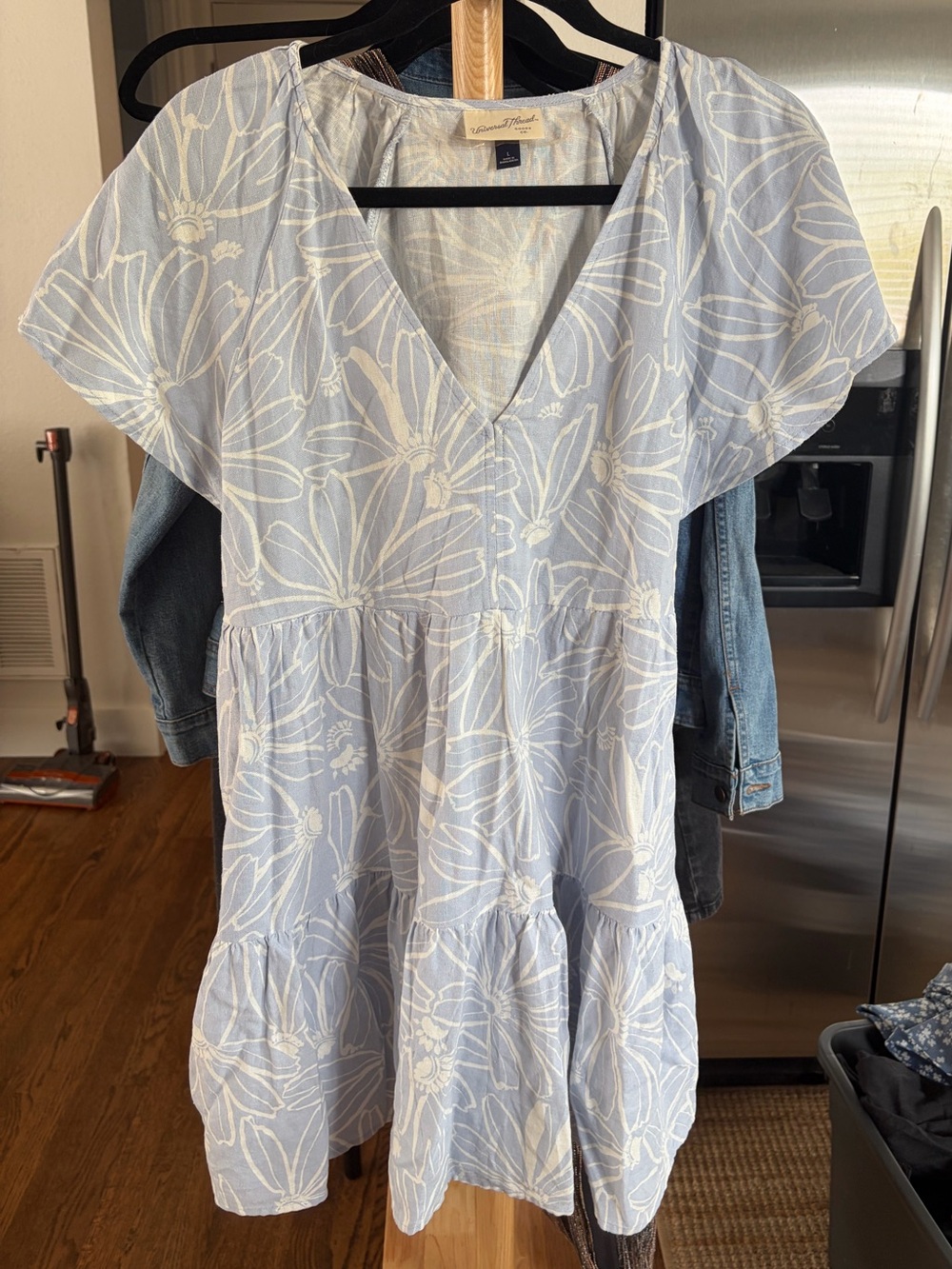 Universal Thread Blue Floral Mini Dress